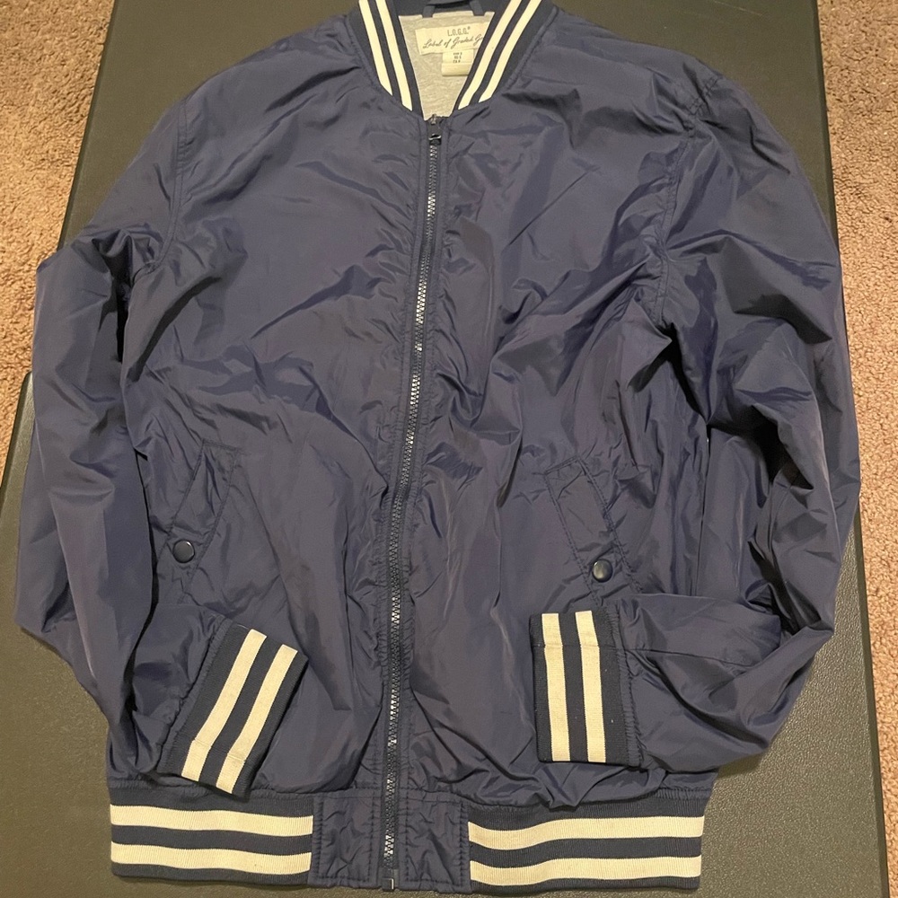 Navy Blue LOGG bomberJacket